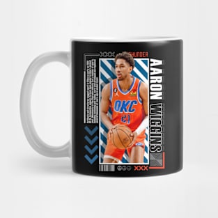 Aaron Wiggins Paper Poster Version 10 Mug